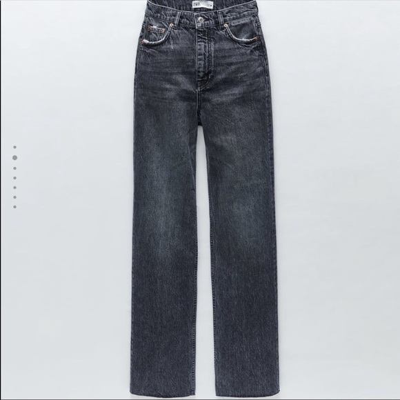 Zara | Jeans | Nwt Zara 9s Full Length Jeans In Sentinel Black | Poshmark